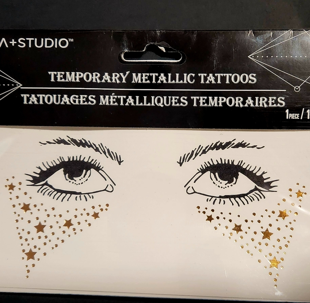 Temporary Metallic tattoo